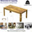Ensemble de table de salle à manger avec table rectangulaire et chaises rembourrées-1997160488-1997160489