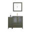 Meuble-lavabo simple 42 po avec plateau et miroir-107174102