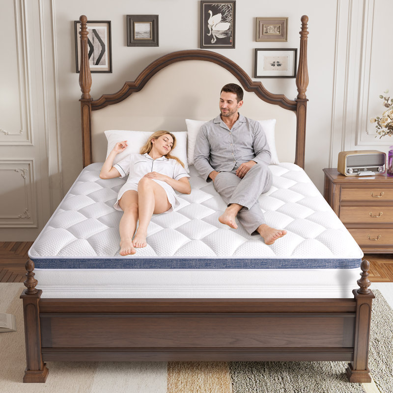 22cm  and 25cm Medium Feeling Pocket Sprung & Memory Foam Hybrid Mattress for Cool Comfort and Lasting Support, 25cm