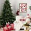 Arbre de Noël de 7 pi, 2257 pointes, pe / mixte, conception à base large pour les centres de table, structure à charnières réduit le temps d'installation, stabilité du support en métal, arbre de 65 po de largeur, 7,1 lb, grands espaces, branches rapides