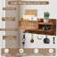 Key and Mail Holder Wall Mount - Mail Organizer Wall Mounted with Hooks and Storage Box-1127884346