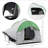 Outsunny SUV Tent, 2000mm Waterproof Truck Tent with 3 Doors and Mesh Window, for 5-6 Person Camping Outdoor Travel
