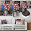 Karenda - Décoration murale en métal avec bouquets assortis-61405539