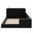 Upholstered Platform Bed With Reading Lights-1982148908