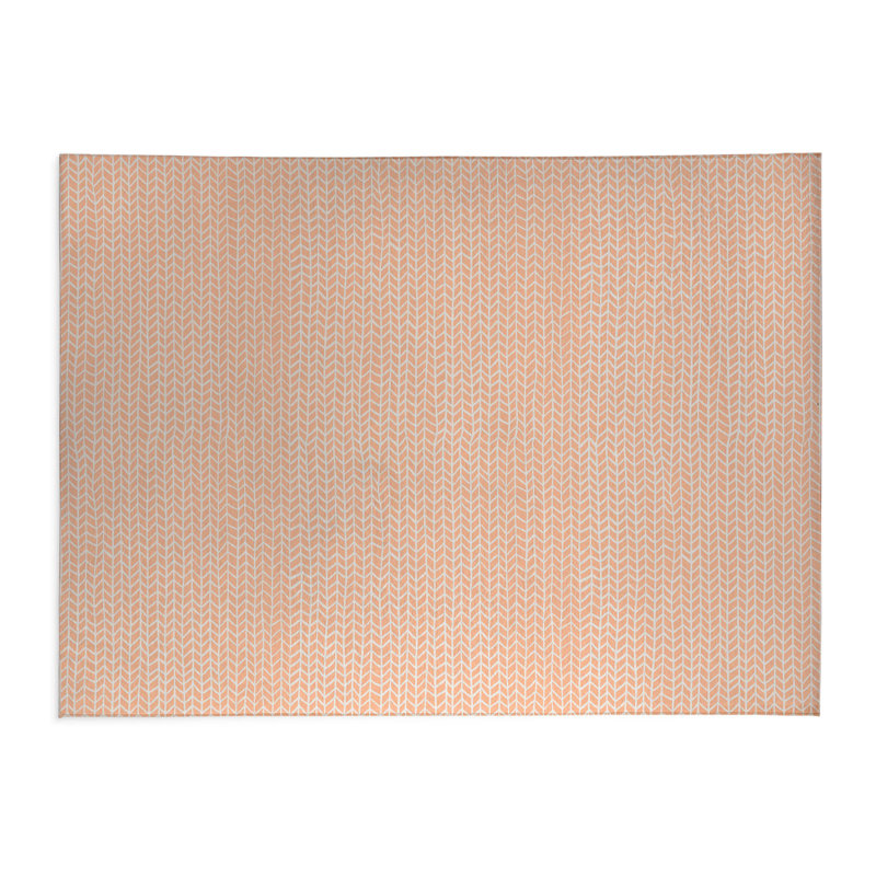 Paillasson Chevron, L 60 po x L 84 po, Peach