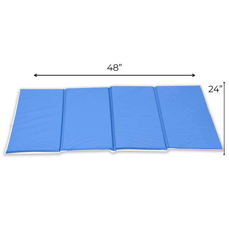 Tapis de repos pliable robuste 1 po - 10 - bleu