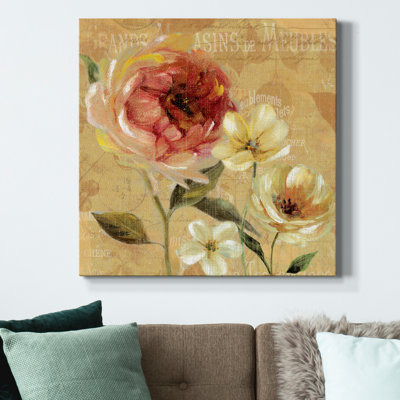 «French Country Garden III», reproduction d'art sur toile tendue