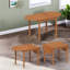 Tables de salle à manger (table seulement, pas de chaises, avec plateau et pieds) Bois de noyer