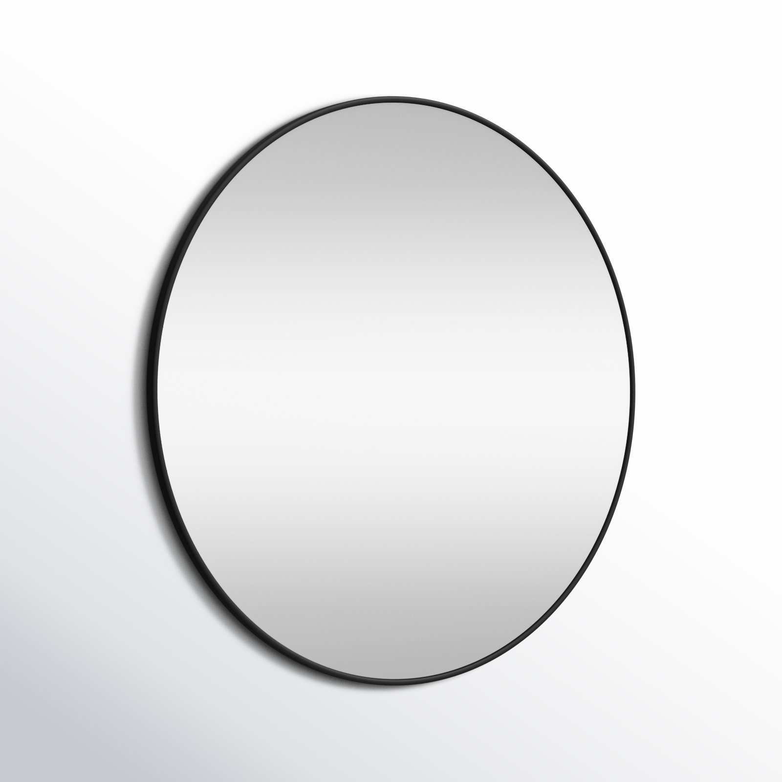 Sabine Accent Mirror, 48" x 48", Black