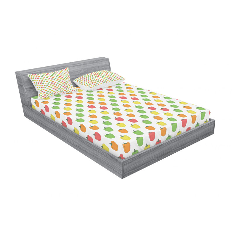 Microfiber Sheet Set, Queen Sheet Set with Fitted Sheet