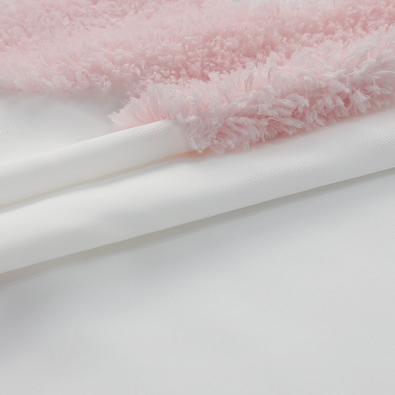 Tufted Flower Shower Curtain
