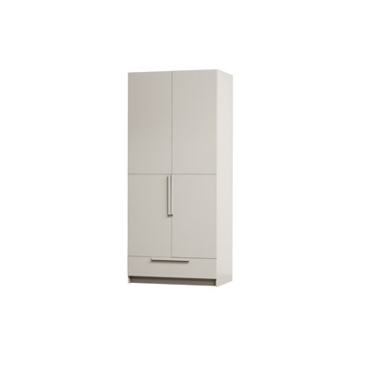 Pure 2 Door Manufactured Wood Wardrobe