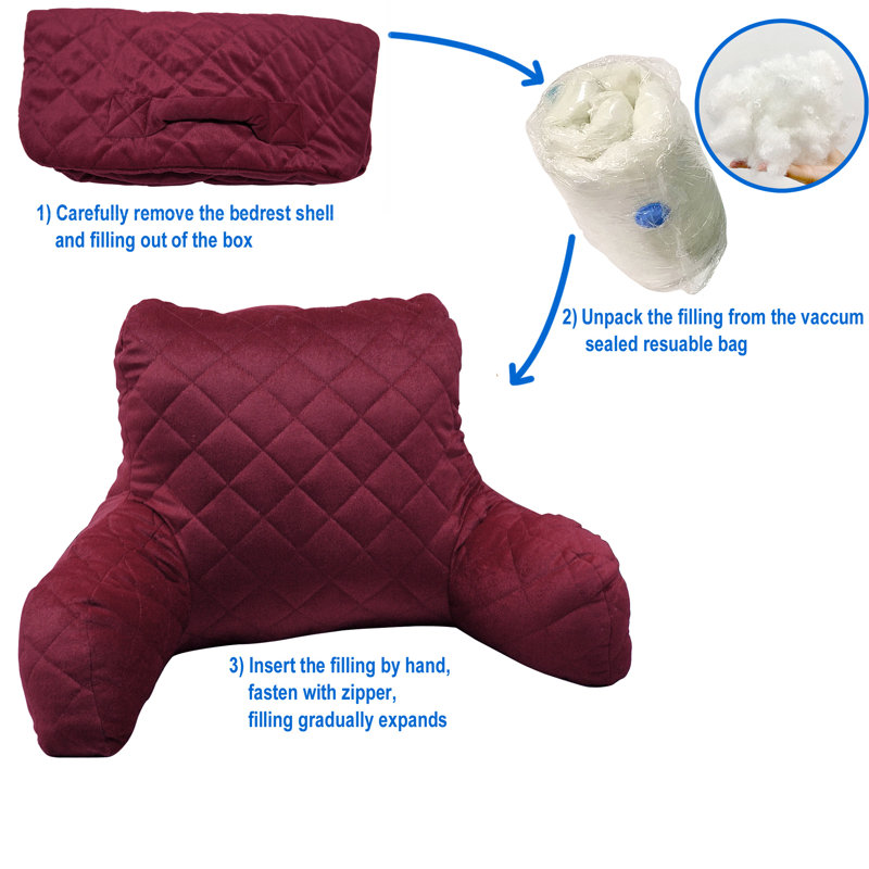Velvet Throw Pillow Cover & Insert, Deep Claret