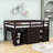 Englas Kids Full Loft Bed with Drawers-275118137