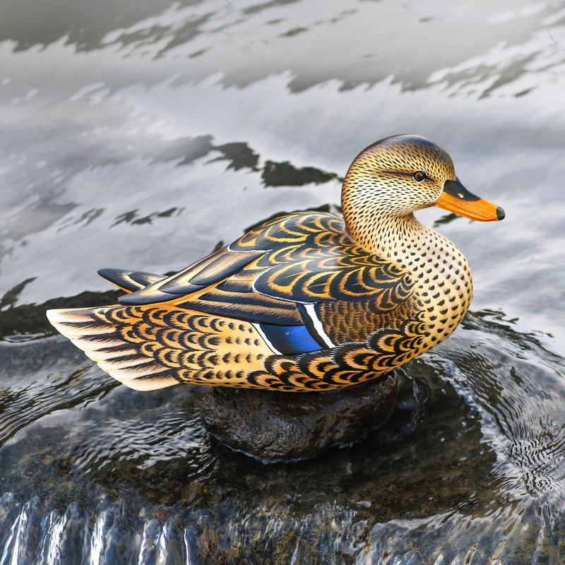 NOVICA Handmade Elegant Mallard Wood Statuette
