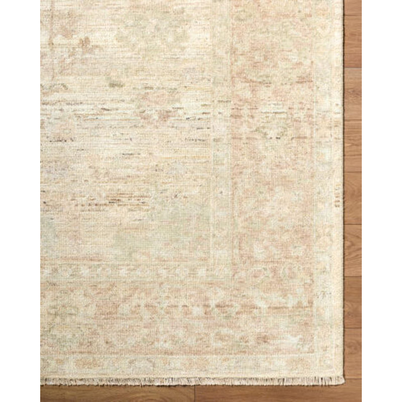 Khotan Handmade Wool Area Rug, Rectangle 6' x 9'
