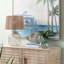 Lampe de table en verre