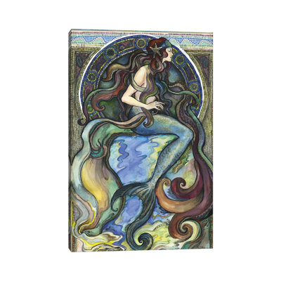 «Under The Sea - A Mermaid I» par Fanitsa Petrou - reproduction d'art