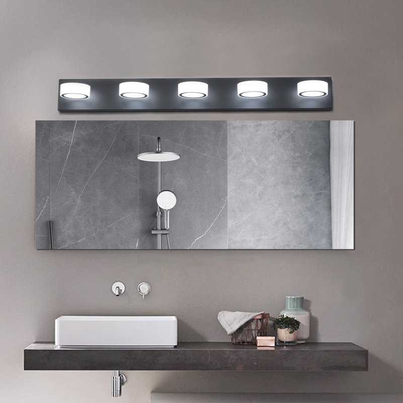 Modern 5-Light LED Vanity Light,Bathroom Wall Fixture