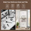Armoire de coin de 63 po de hauteur, armoire de cuisine autoportante avec tablettes réglables, armoire de coin en bois pour la cuisine et le salon