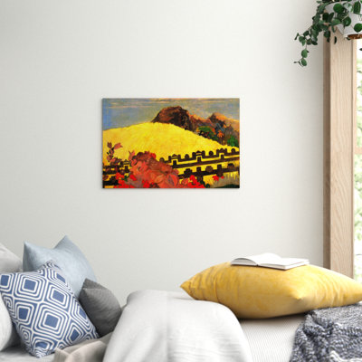 Landscape by Paul Gauguin - Wrapped Canvas