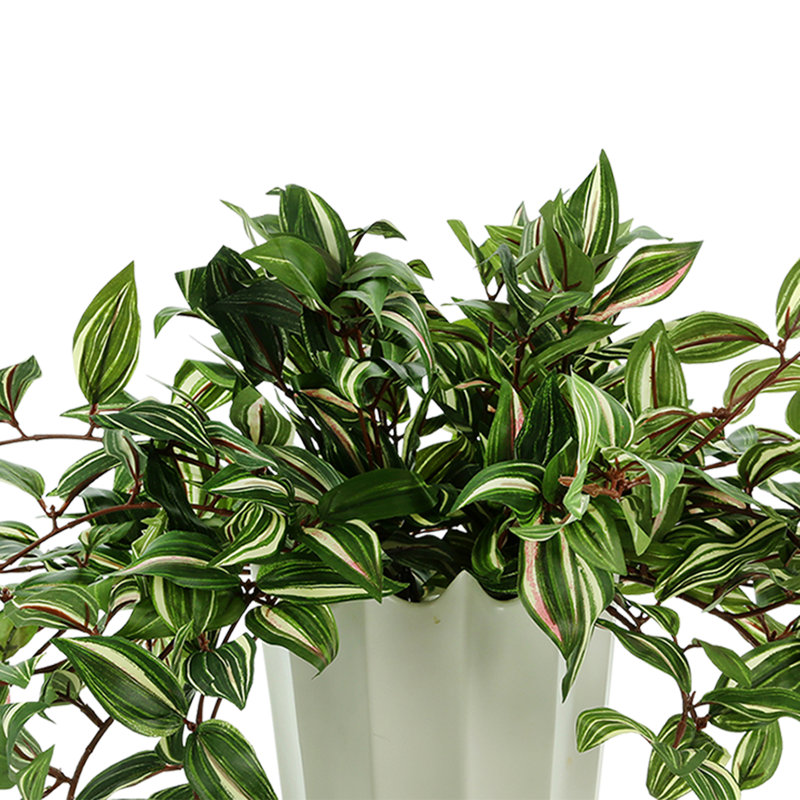 Nugent Faux Tradescantia Plant in Ceramic Vase