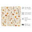 Motif floral d'automne avec fleurs sauvages-500078189
