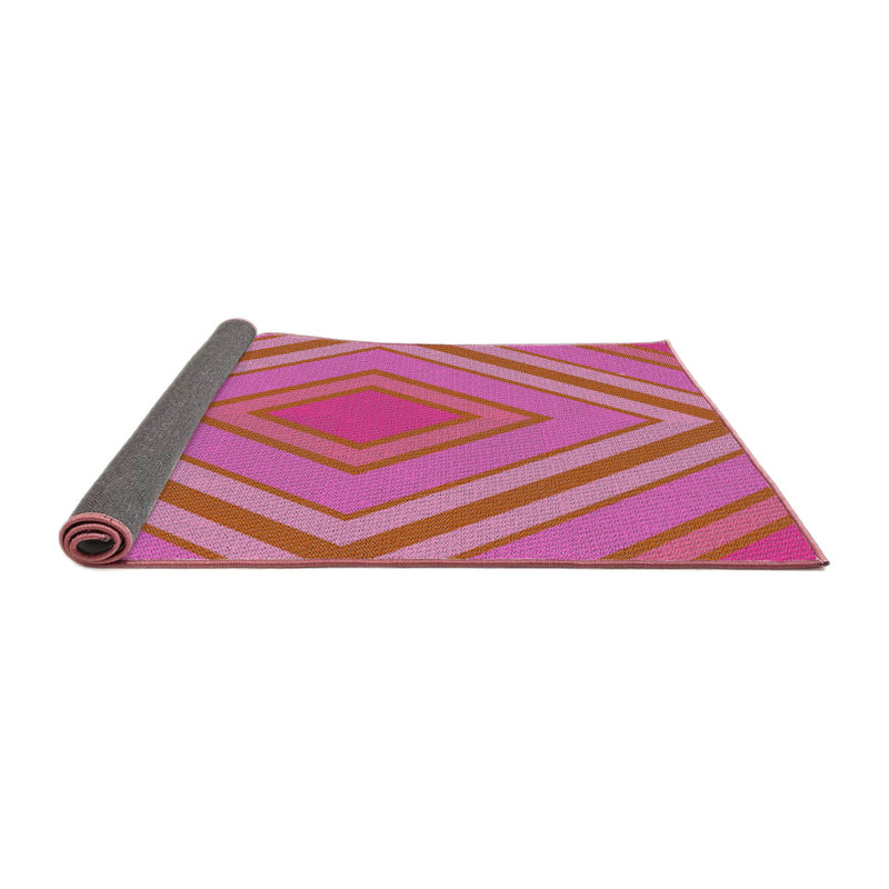 Geometric Indoor Rug, Square 5'