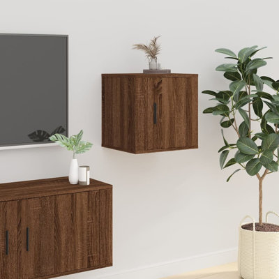 Orose Unfinished TV Stand for TVs up to 28" with Fireplace Included