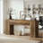 Rustic Farmhouse Console Table with Distressed Finish