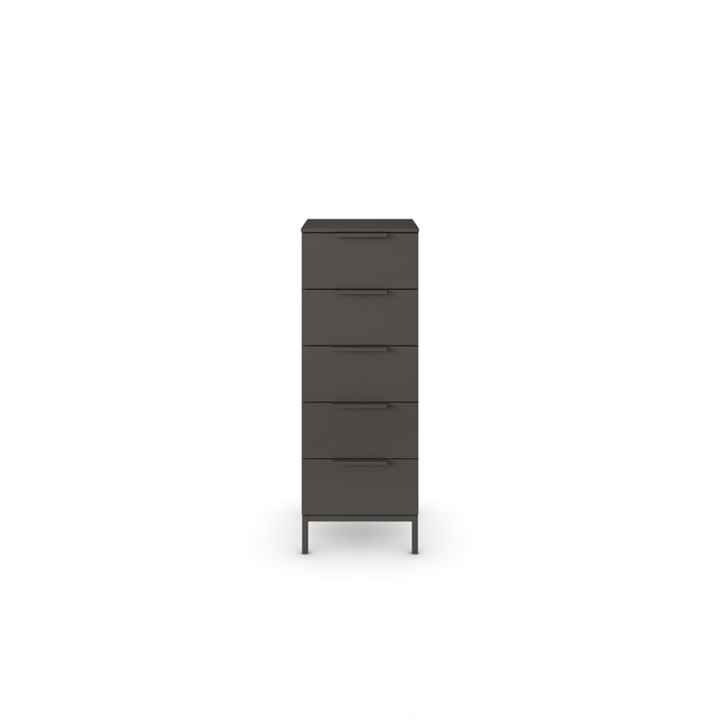 Flipp 5 - Drawer Chest of Drawers, Graphite