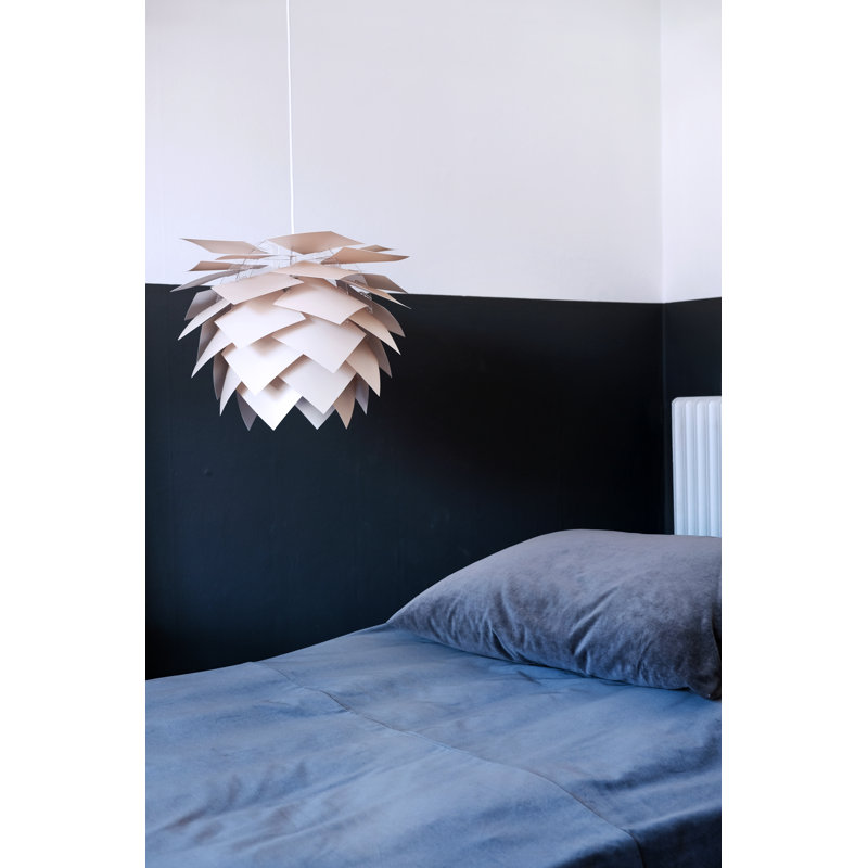 Illumin 1 - Light White Geometric Pendant, Beige