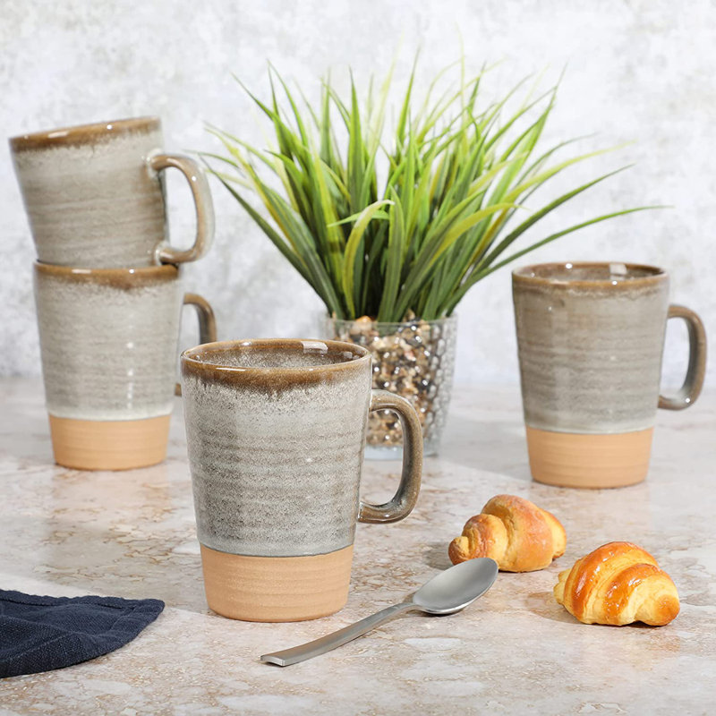 Earthenware Coffee Mug, Earthy Brown