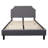 Aluino Arched Button Tufted Upholstered Platform Bed Frame - No Box Spring Required-395099100-395099103