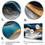«Abstract Geode Waves Blue II», reproduction sur toile 3 pièces-87917902-87917903