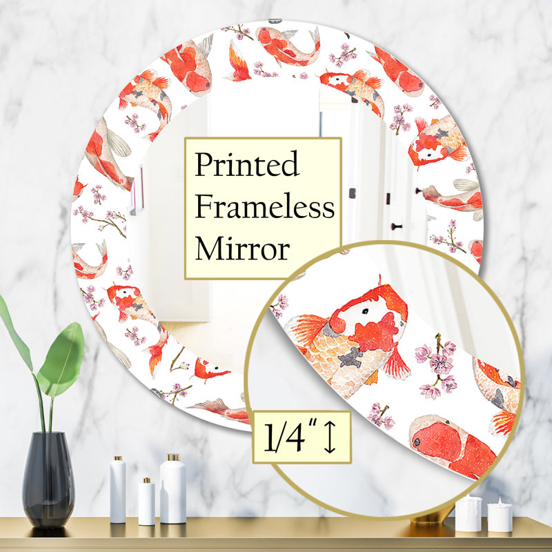 Miroir d'appoint Costal Creatures, H 31,5 po x l po