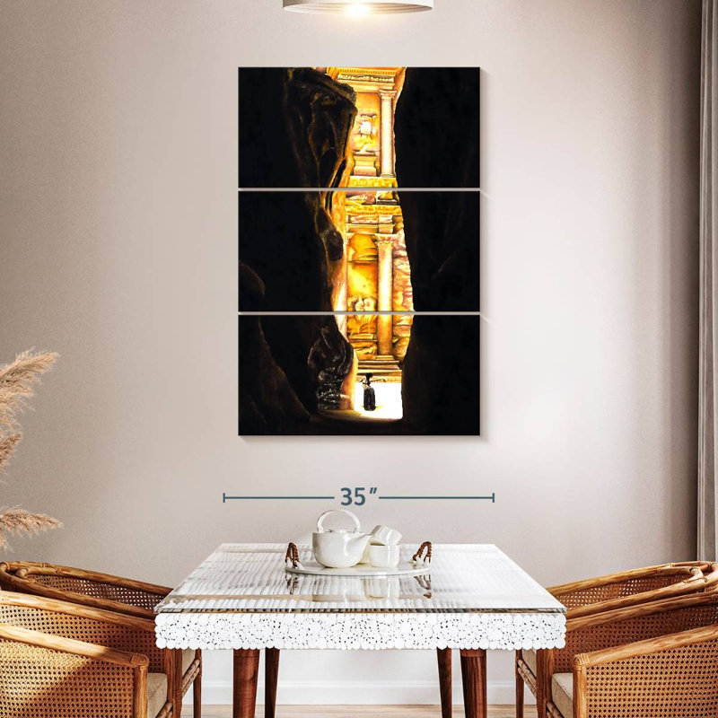 Masam Homage To Petra, 50" H x 32" W