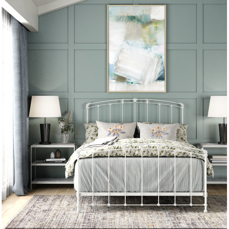 162 Cottage Bed | Complete Standard, California King, Matte White
