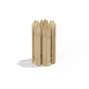 Clôture en bois H 16 po x l 8 pi (Ensemble de 2)