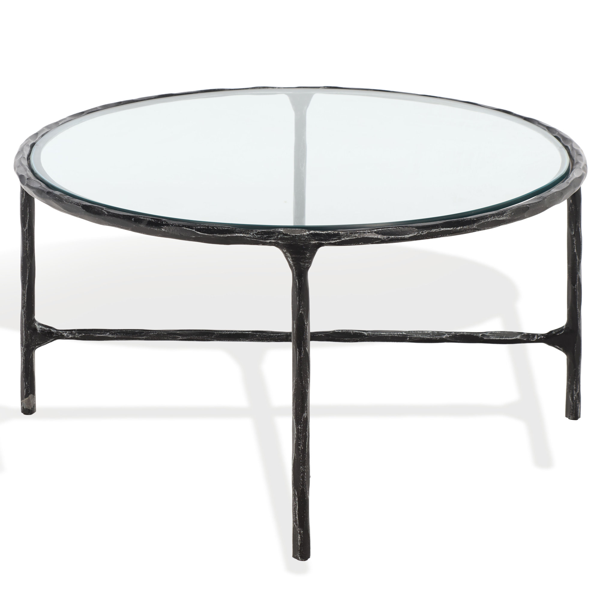 Evelynn Coffee Table, Black, Clear