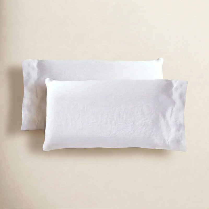 Frazier 100% Linen - Set of 2, Eggshell White