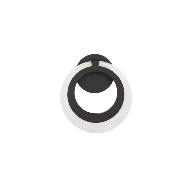 Serenity 1 - Light LED Armed Sconce, Matte Black