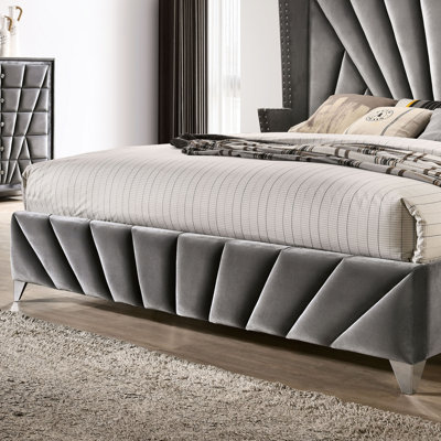 Tennessee Tufted Upholstered Low Profile Standard Bed