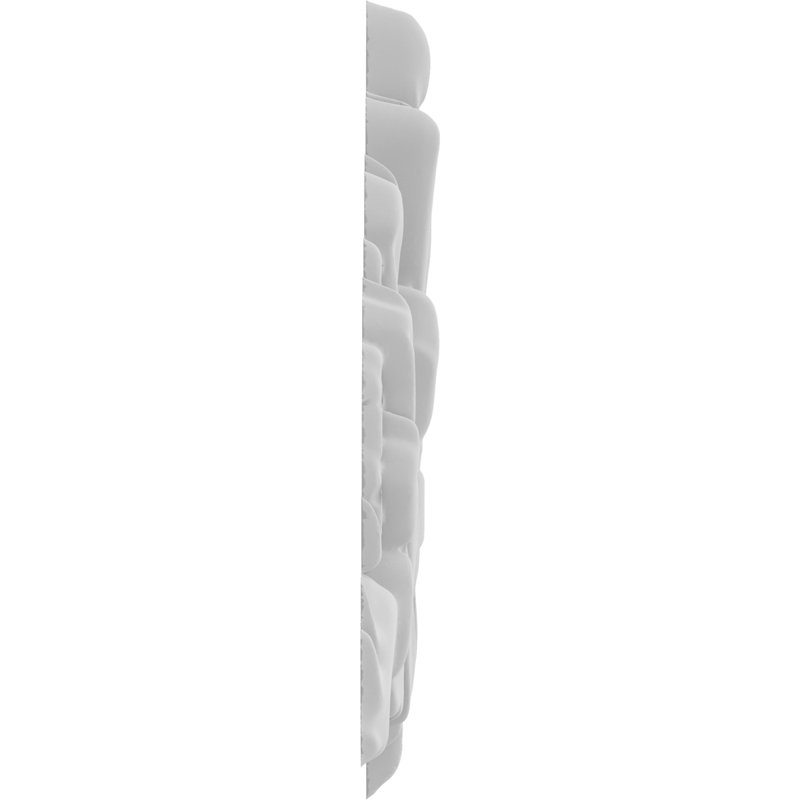 Rosette Marbleton, H 4 po x l 3 po x P 0,38 po