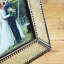 Antique Silver Glass Picture Frame