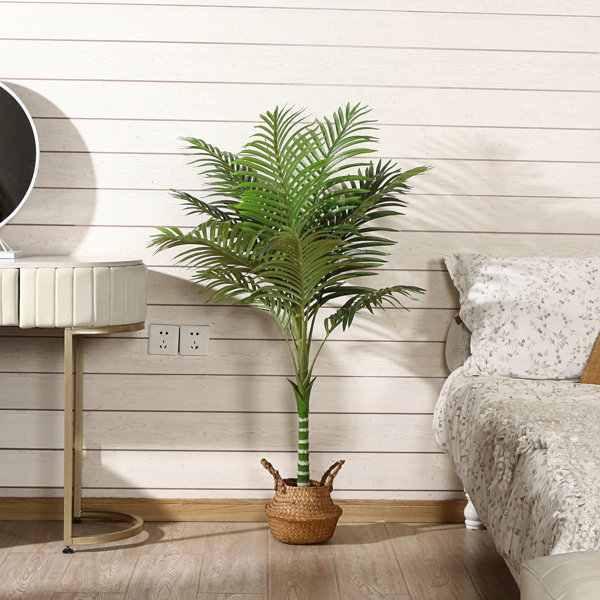 Primrue Adcock Faux Palm Tree In Pot & Reviews 