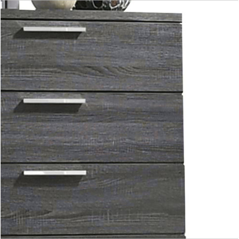 Commode en chêne gris Lantha