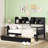 Twin Size Daybed In , With Solid Wood Slats And Functional Storage For Your Home Frame, Bedside Shelves, Two Drawer Compartments-997644491