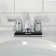 Kingston Brass NuvoFusion Two-Handle 3-Hole Deck Mount 4" Centerset Bathroom Faucet with Pop-Up Drain