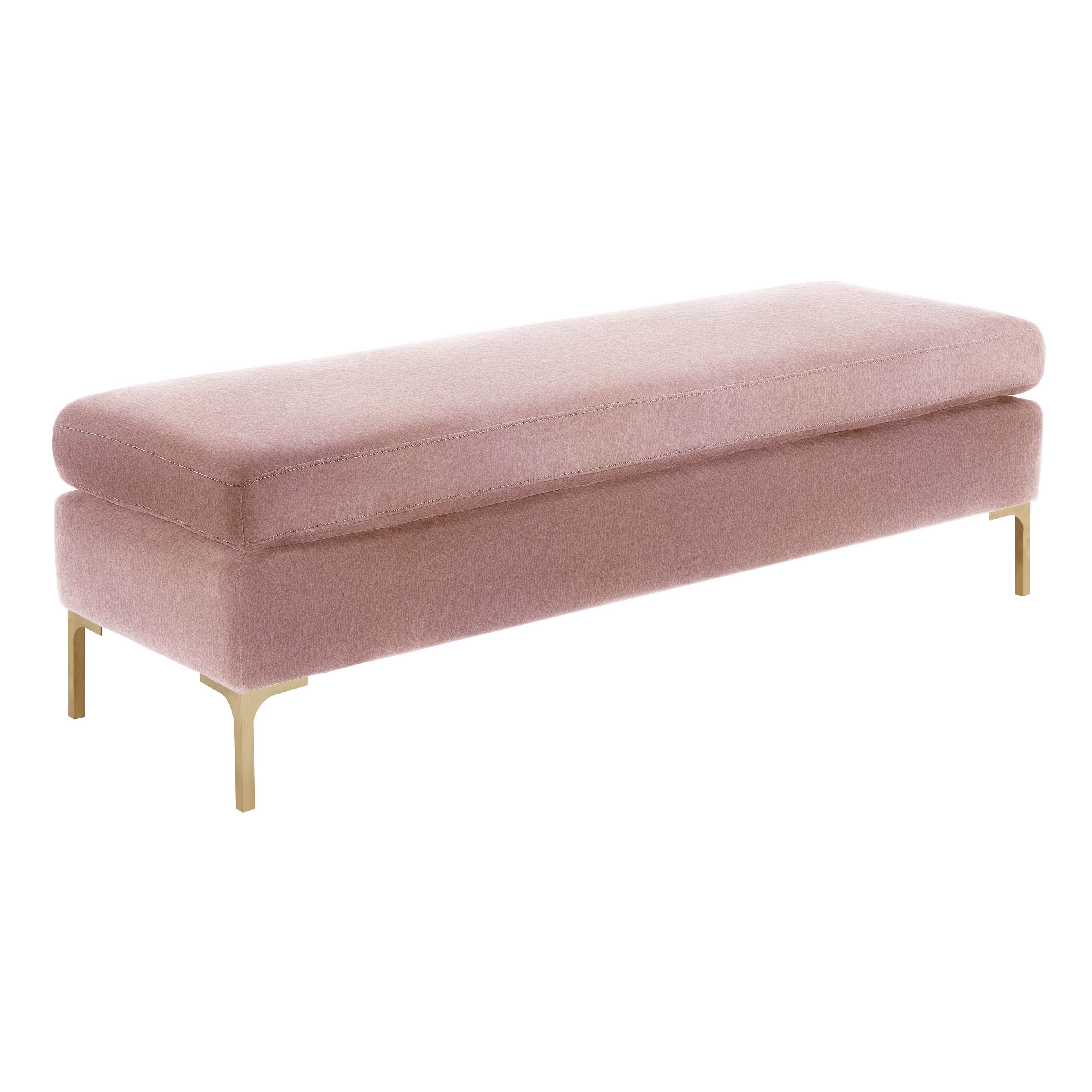 AllModern Baye Velvet Upholstered Bench & Reviews - Wayfair Canada